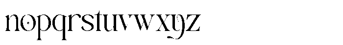 Valoris Font LOWERCASE