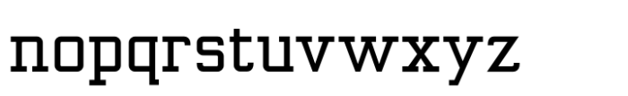 Valsity Semibold Condensed Font LOWERCASE