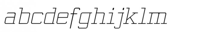 Valsity Thin Italic Font LOWERCASE