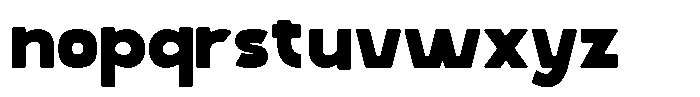 Valtora Black Font LOWERCASE