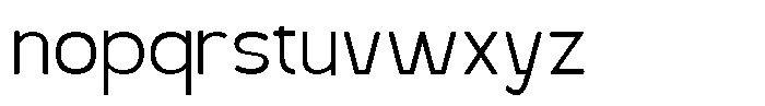 Valtora Light Font LOWERCASE
