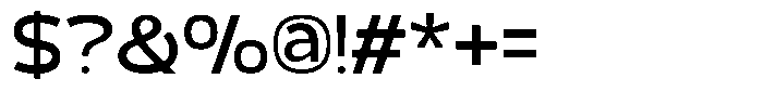 Valtora Medium Font OTHER CHARS