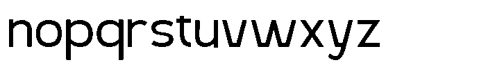 Valtora Regular Font LOWERCASE