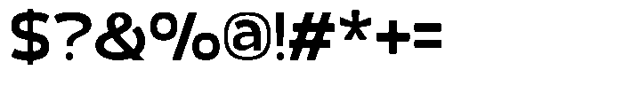Valtora Semi Bold Font OTHER CHARS