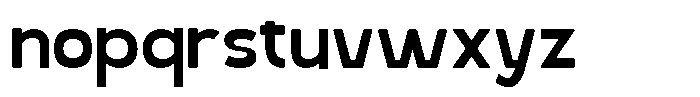 Valtora Semi Bold Font LOWERCASE