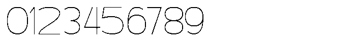 Valtora Thin Font OTHER CHARS