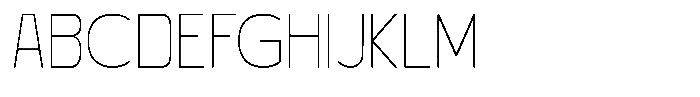Valtora Thin Font UPPERCASE