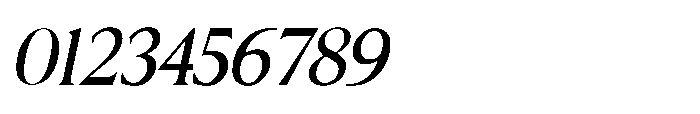 Valtoria Italic Font OTHER CHARS