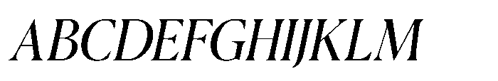 Valtoria Italic Font UPPERCASE