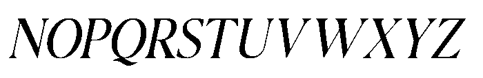Valtoria Italic Font UPPERCASE