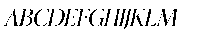 Valtoria Light Italic Font UPPERCASE
