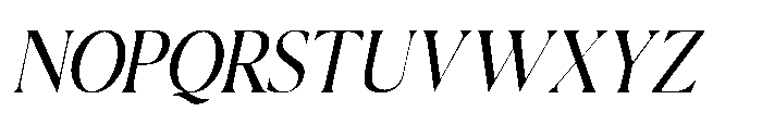 Valtoria Light Italic Font UPPERCASE