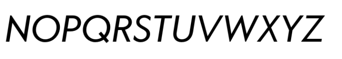 Value Sans Pro Italic Font UPPERCASE