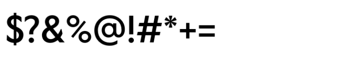 Value Sans Pro Medium Font OTHER CHARS