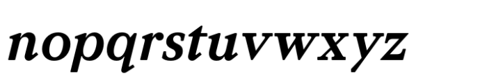 Value Serif Pro Bold Italic Font LOWERCASE