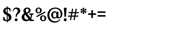 Value Serif Pro Bold Font OTHER CHARS