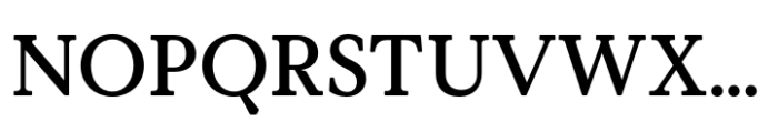 Value Serif Pro Medium Font UPPERCASE