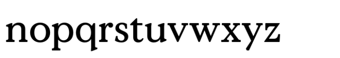 Value Serif Pro Medium Font LOWERCASE