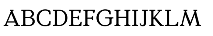Value Serif Pro Regular Font UPPERCASE
