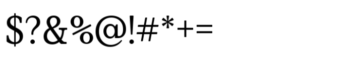 Value Serif Pro Variable Font OTHER CHARS