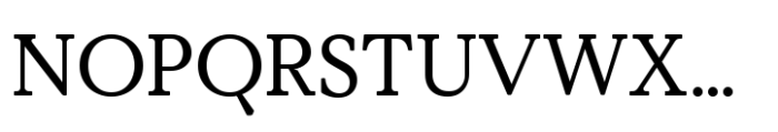 Value Serif Pro Variable Font UPPERCASE
