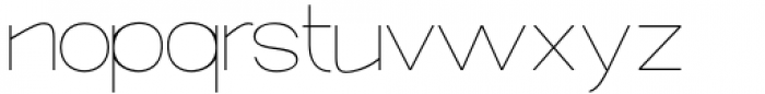Valute Thin Font LOWERCASE