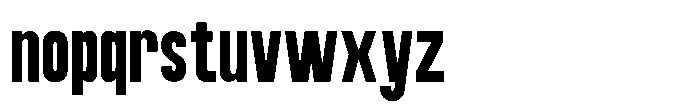 Valvela Font LOWERCASE