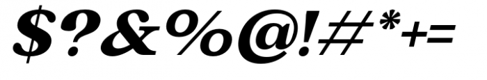 Valverde Bold Italic Font OTHER CHARS