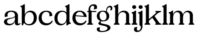 Valverde Regular Font LOWERCASE