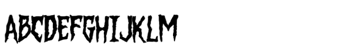 Vampire Gothic Font UPPERCASE