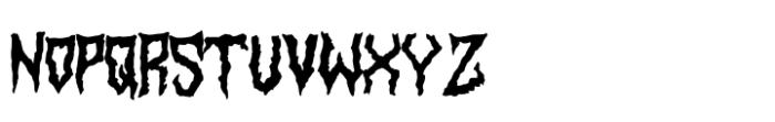 Vampire Gothic Font UPPERCASE