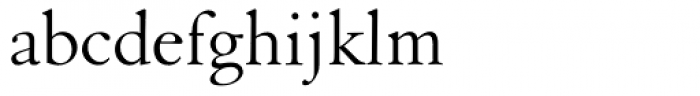 Van Dijck MT Regular Font LOWERCASE