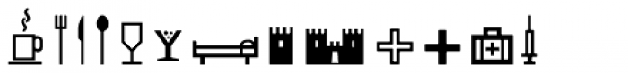 Van Dingbats Font LOWERCASE