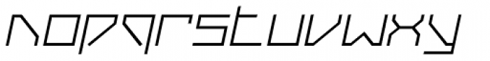 VanBerger Italic Font LOWERCASE