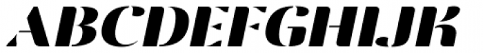 Vanage Bold Italic Font UPPERCASE