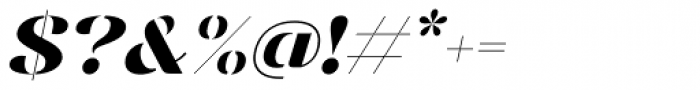 Vanage Semi Bold Italic Font OTHER CHARS