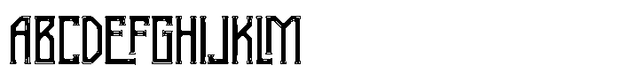 Vanaheim Inline Font UPPERCASE