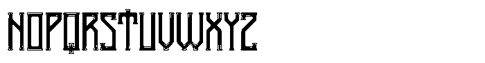 Vanaheim Inline Font UPPERCASE
