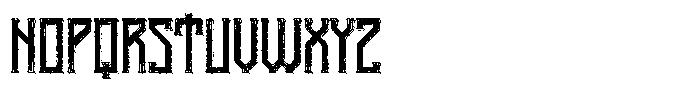 Vanaheim Rough Shadow Inline Font UPPERCASE