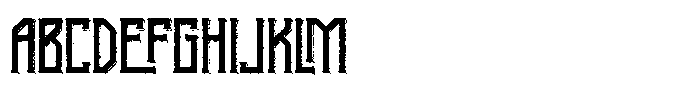 Vanaheim Rough Shadow Font UPPERCASE