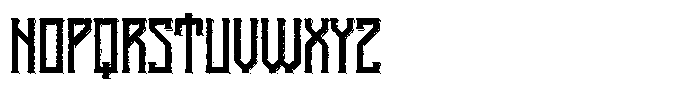 Vanaheim Rough Shadow Font UPPERCASE