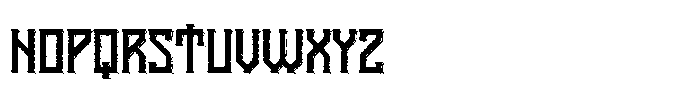 Vanaheim Rough Shadow Font LOWERCASE