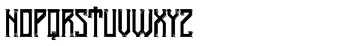 Vanaheim Shadow Inline Font UPPERCASE