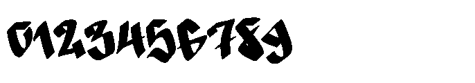 Vandal Broken Font OTHER CHARS