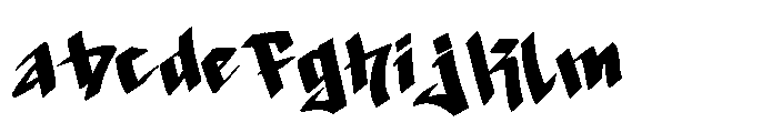 Vandal Broken FONT