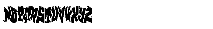 Vandal Crew Regular Font UPPERCASE