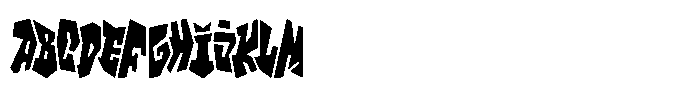 Vandal Crew Simple Font UPPERCASE