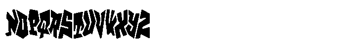 Vandal Crew Simple Font UPPERCASE