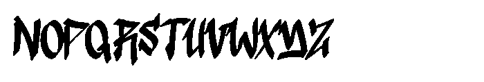 Vandal Rush Italic Regular Font UPPERCASE