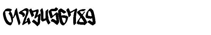 Vandal Rush Regular Font OTHER CHARS